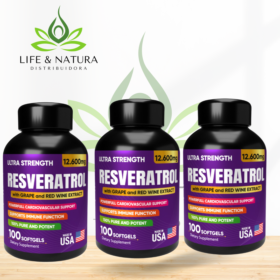 RESVERATROL X 100 SOFGELS X 3